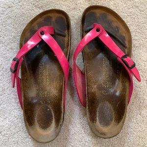 Authentic Birkenstock hot pink size 37 sandal